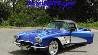 1962 Chevrolet Corvette Steve Holcomb Pro Auto Custom Interiors short video [upl. by Donegan]