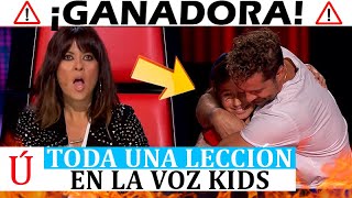 ¡Increíble La verdadera ganadora de La Voz Kids 2021 destapada en las audiciones ¡Toda una lección [upl. by Joellen]