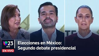 En vivo 🔴 Elecciones en México Segundo debate presidencial [upl. by Nedyrb]