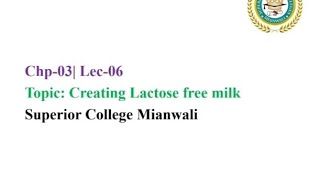 How to prepare lactose free milk  Creating lactose free milk at home [upl. by Adnawot673]