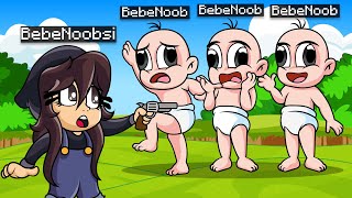 ¿QUIÉN ES El BEBENOOB FALSO 😱😂 ¡ENCUENTRA AL BEBENOOB O BEBENOOBSI REAL MINECRAFT [upl. by Smart]