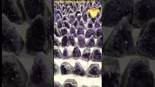 Amethyst geode halloween music shortvideo viral Amethyst crystals gemstone india facts [upl. by Oirromed]