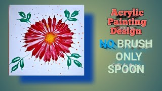 Acrylic Painting Design Tutorial  Acrylic Painting Idea for beginners Acrylic Painting [upl. by Nuawd]