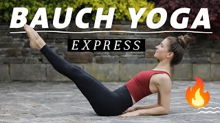 Bauch Yoga Express  12 Minuten effektives Bauchtraining  Yoga x Pilates Core Workout 🔥 [upl. by Cheyne]