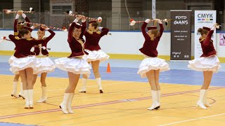 Majorettes Artis Góra  mini Formation mace  Mazoretki  Cieszyn [upl. by Guidotti]