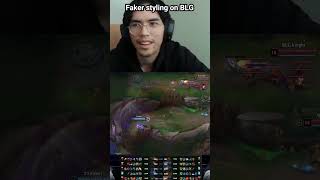 Faker absolutely popping off in Game 4 leagueoflegends esports worlds2024 faker [upl. by Wystand125]