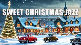 Vintage Christmas Cozy 1950s Café at Christmas🎄 Relaxing Christmas Jazz and Festive Atmosphere ✨ [upl. by Hterrag]