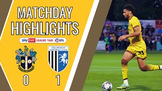 HIGHLIGHTS Sutton United vs Gillingham 150823 EFL2 [upl. by Ahcas]