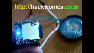 Demo of MP3TF16P MP3 Player Module Using Arduino [upl. by Anoved]