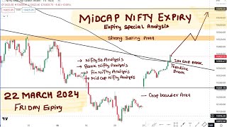 Bank Nifty Tomorrow Prediction For 22 March 2024  Mid Cap Nifty EXPIRY Analysis  Nifty 50 Analysis [upl. by Indyc]