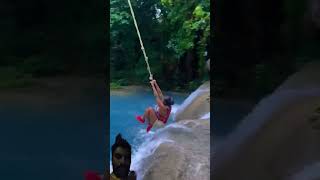 waterfall adventure nature travel shortsvideo vacation [upl. by Yajet]