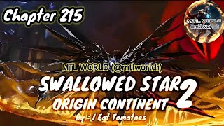 Swallowed Star 2  Origin Continent  Chapter 215 ENGLISH TRANSLATION Novel mtlworld1 [upl. by Anhoj]