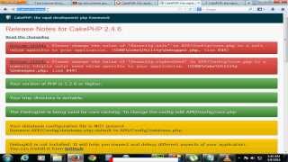 cakephp tutorial for beginners part2installation [upl. by Lardner433]