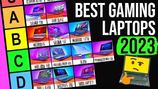 Ranking ALL 34 Gaming Laptops I Tested In 2023 [upl. by Lamiv]