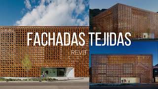 Como hacer Fachadas Tejidas  Revit [upl. by Darcey83]