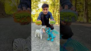 Remote control Two Horse 🐎and Dinosaur testing 🔥 [upl. by Tallula]