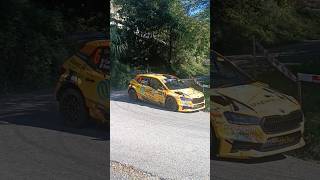 RALLY SANTO STEFANO BELBO  TROFEO DELLE MERENDE SKODA FABIA RS RALLY2 BALBOSCA ildiretta noirally [upl. by Xylina210]