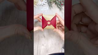 🌟 Weihnachtgeschenk Schnell und einfach gemacht weihnachtsbasteln papierbasteln diycrafts [upl. by Ardien]