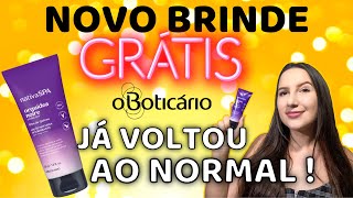 🤩 BRINDE GRÁTIS DO BOTICÁRIO VOLTOU AO NORMAL  cadastros abriram novamente abril 2023 [upl. by Lavro926]