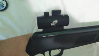 carabina black hawk 55 70 gasram com red dot cbc [upl. by Spear]