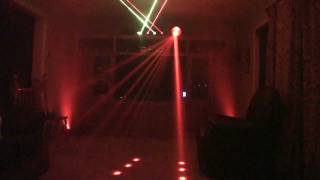 Home laser light show [upl. by Odanref]