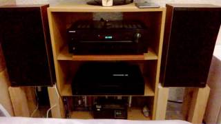 Bang and Olufsen Beovox S352 Speakers  Onkyo TX8020 Amplifier [upl. by Ilrebmik]