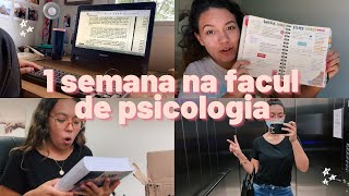 1 semana na faculdade de psicologia  rotina de uma estudante [upl. by Nylatsirhc]