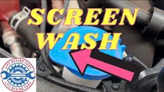 Ford Focus 2017 Petrol Screen Wash Location [upl. by Dynah]