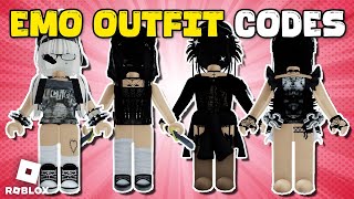 The BEST EMO OUTFIT Codes For Girl Berry Avenue Brookhaven Bloxborg [upl. by Eicam]