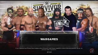 NWO vs WCW War Games on WWE2K23 [upl. by Shirline]