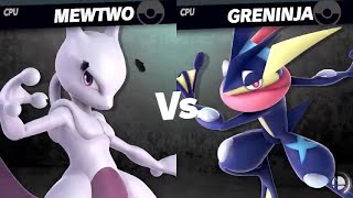 Smash Ultimate EX Mewtwo VS Greninja [upl. by Sup607]