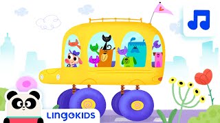 WHEELS ON THE BUS 🚌🎶 Nursery Rhymes  Lingokids [upl. by Eiral]