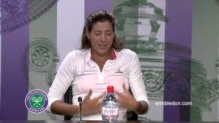 Garbine Muguruza Final Press Conference [upl. by Mauretta]