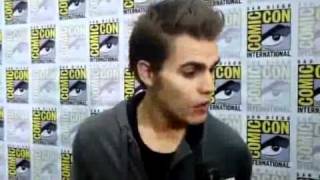 Comic Con 2011 Interviews the TVD Cast  Paul Weasley [upl. by Pelag628]