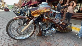 Sturgis 2024 walk through historic Deadwood SD [upl. by Ahse]