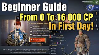 Black Desert Mobile Beginner Guide From 0 To 16K CP in 1 Day  Season Character [upl. by Leela402]