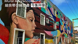 Mural Art Vancouver 2 每年狂歡𤩹畫節VMF 公眾Party Disco 導賞活動 非牟利機構市民捐助 為溫哥華添上繽紛色彩 [upl. by Freiman887]