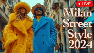 Italian Winter 2024 Street Fashion A Glimpse of the Citys Street Fashion Trends [upl. by Zapot]