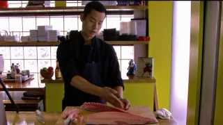 Sushi Masterclass How to breakdown a hamachi fillet like a pro [upl. by Eussoj]