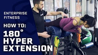 How to do 180 degree Hyperextension Correctly [upl. by Arimaj]