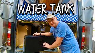 HOW TO Install A Water Tank into a RV Campervan Conversion [upl. by Naman37]