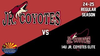 Jr Coyotes 16U Tier2 Vs Jr Coyotes 14U Tier 1 [upl. by Ennagem]