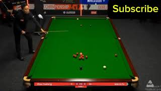 Zhou Yuelong vs Marco Fu Highlight UK Championship 2024 snooker [upl. by Redliw]