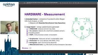 Apidays London 2024  How to limit your cloud impact from bare metal to AI By James Martin [upl. by Aretha51]