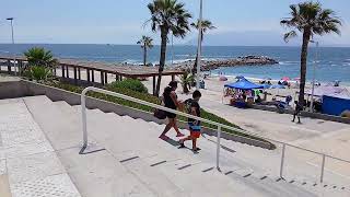 Playa El Trocadero y paseo colindante Antofagasta Chile [upl. by Otrebliw]