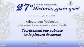 Teoría racial que subyace en la pintura de castas a cargo de Gisela von Wobeser [upl. by Takara]