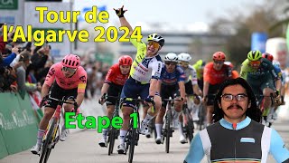 🚴‍♂️Tour de lAlgarve 2024🇵🇹  Débrief étape 1 Démare Van Aert Thjissen [upl. by Adao]