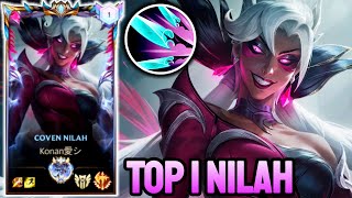 WILD RIFT NILAH  TOP 1 NILAH GAMEPLAY  CHALLENGER RANKED [upl. by Mmada]