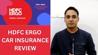 HDFC ERGO CAR INSURANCE REVIEW IN HINDI  HDFC ERGO CAR INSURANCE FULL DETAILS  BEST CAR INSURANCE [upl. by Ileane]