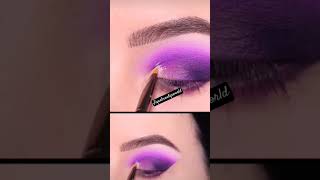 Purple Crease eye makeup half cut creaseforyou [upl. by Licna]